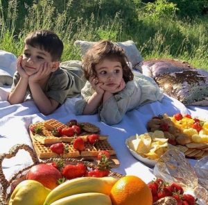 pique niquer avec des enfants