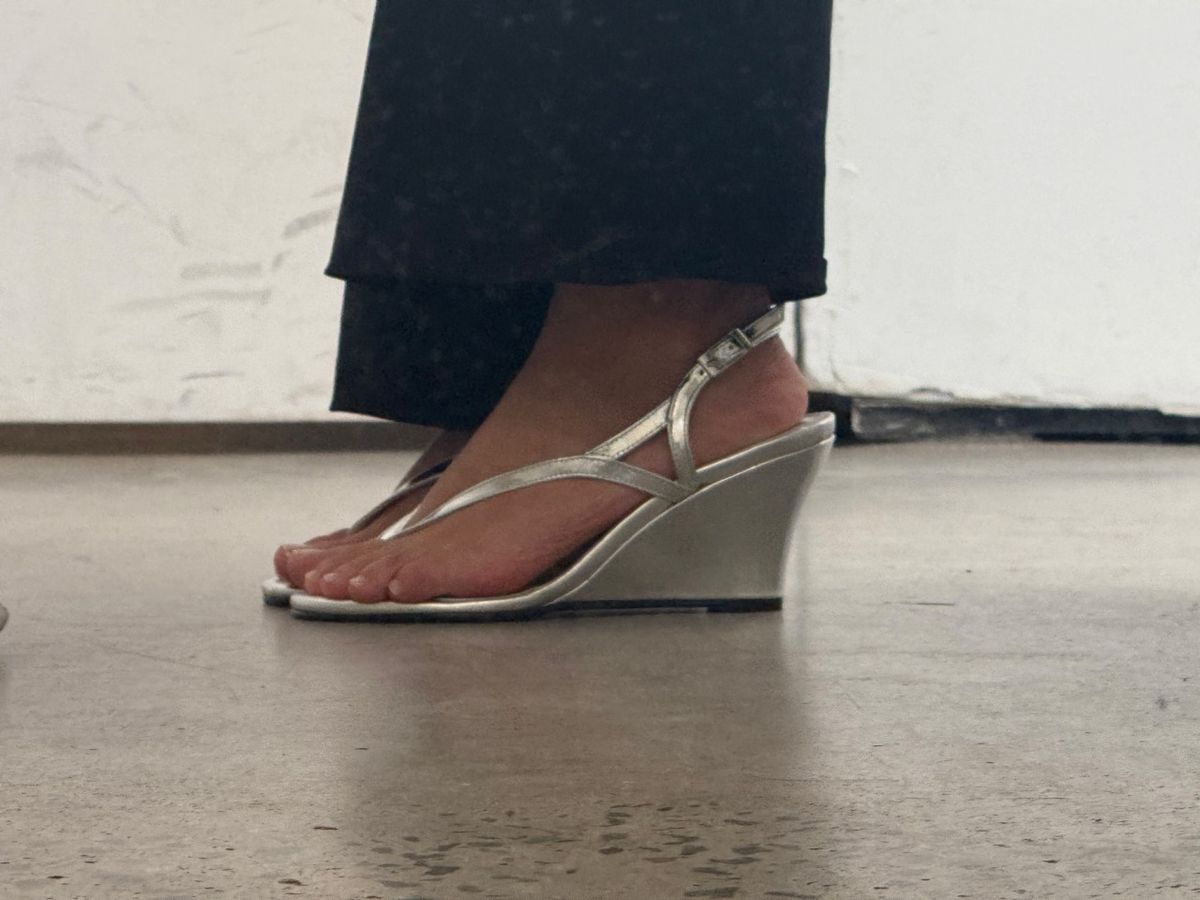 Look casual wedges shoes