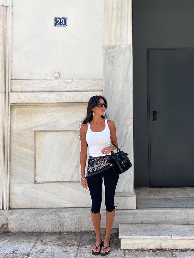 Tenue été avec pantalon capri