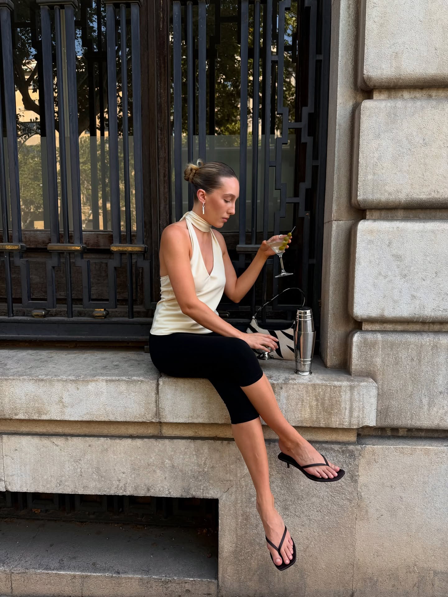 Tenue soirée avec pantalon capri