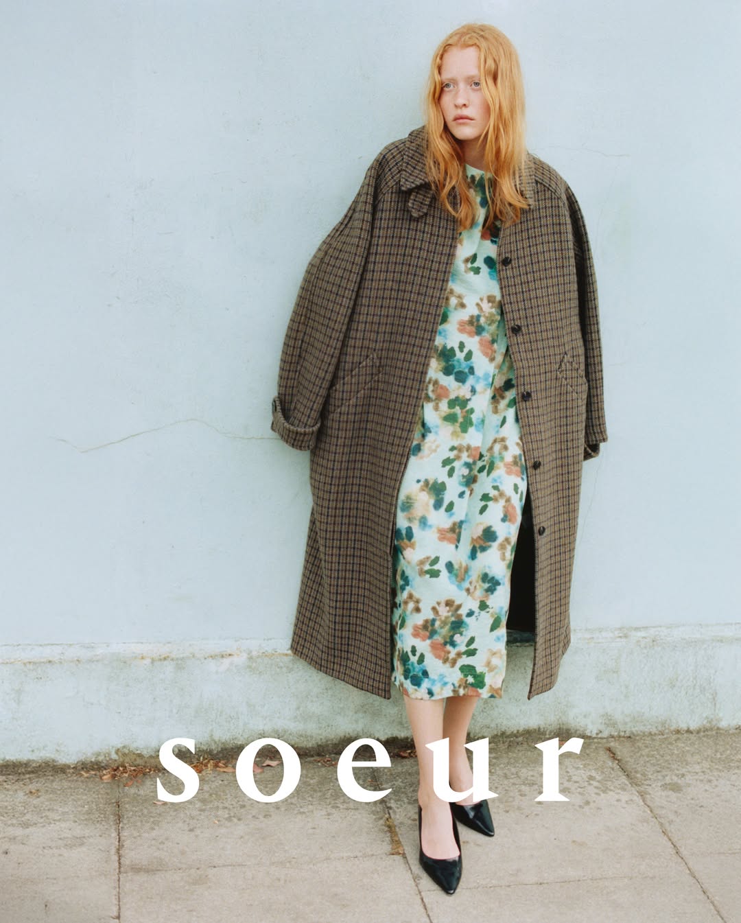 Le tartan et l'argyle comme motifs signatures de cet automne 4 Manteau laine tartan Soeur Paris